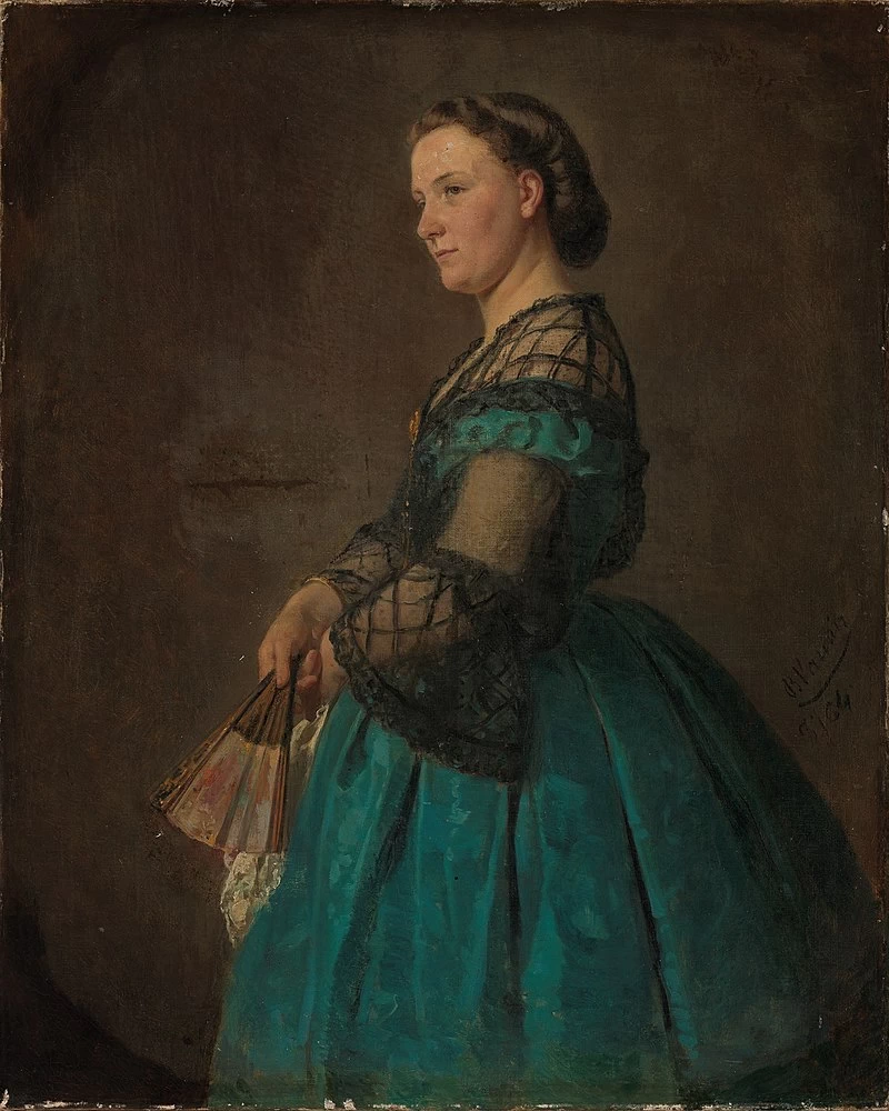 Ritratto della moglie dell'artista (1864)